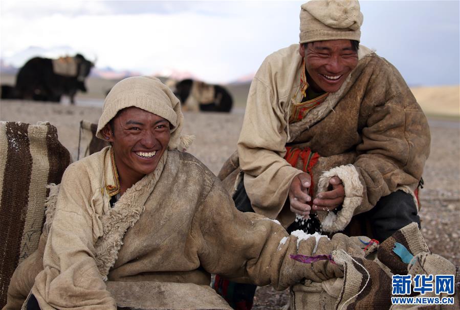 (专发新华网西藏频道)（图文互动）天边的驮盐队——藏北牧人远去的背影(16)