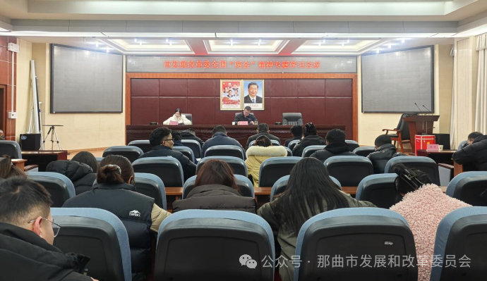 那曲市发展改革委召开全国两会精神专题学习会.png